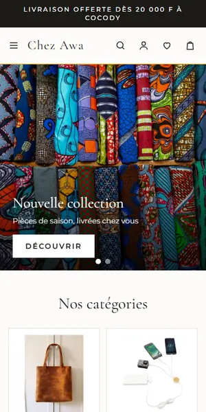 Aperçu du modèle Bijouterie